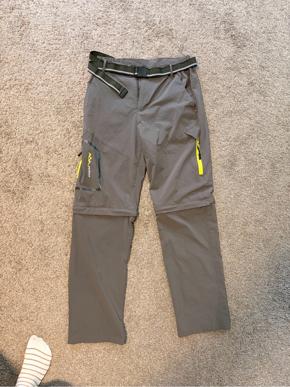 Zip off hiking pants